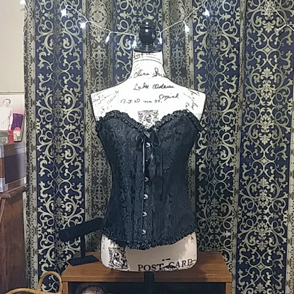 Tops - Host Pick! Sexy Black Corset NWOT 🔥🔥🔥